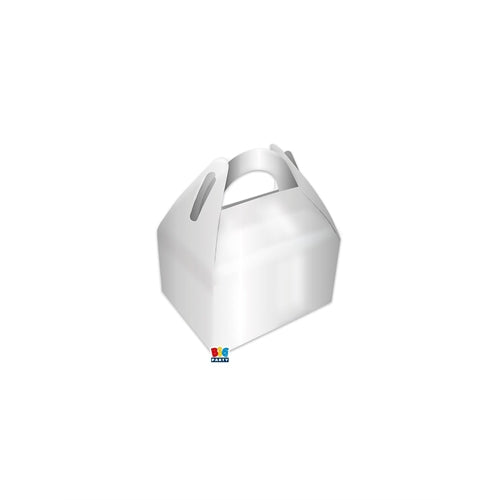 6 happy box cm. 15 x 18 x 11 argento metal