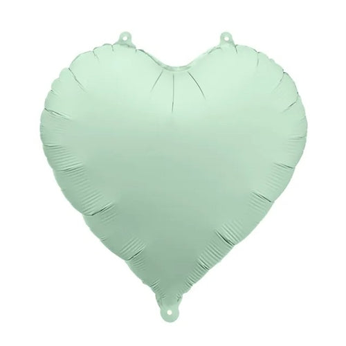 Palloncino in foil a forma di cuore, 45 cm, verde