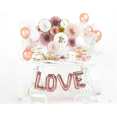 Palloncino foil love, 140x35cm, oro rosa