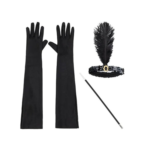 Set di accessori retrò, neri