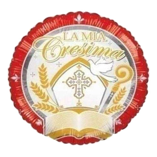Mylar la mia cresima 18" tondo