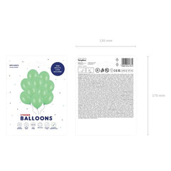 Palloncini resistenti da 27 cm, verde pastello brillante