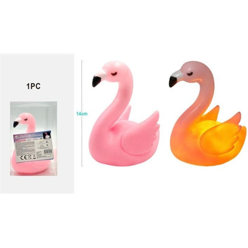 Luce led fenicottero rosa – 14 cm