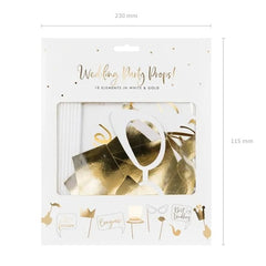 Accessori per foto di nozze, mix (1 confezione / 10 pezzi)