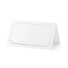 Segnaposto - cornice, oro, 9,5x5,5 cm (1 pt / 10 pz.)
