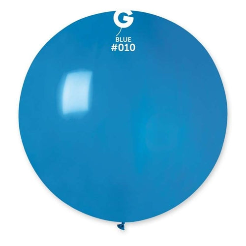 Palloncino in lattice 31" g30 azzurro "blue 010"