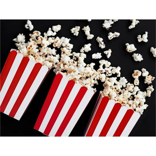 Box porta pop-corn rosso 7x7x12.5 cm 6 pz