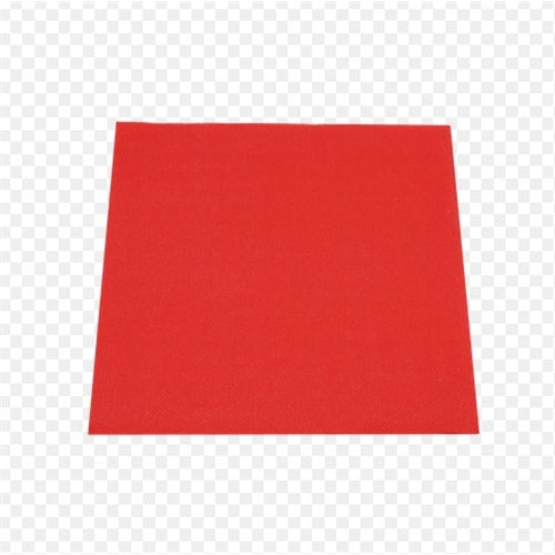 Tovaglioli 33x33 cm rosso 40 pz