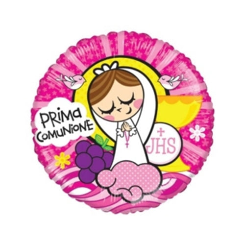 Mylar prima comunione 18" - 46 cm