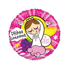 Mylar prima comunione 18" - 46 cm