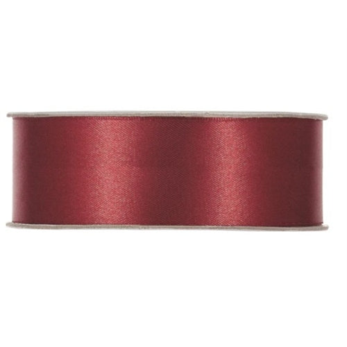 Nastro raso mm25x50 mt bordeaux 24