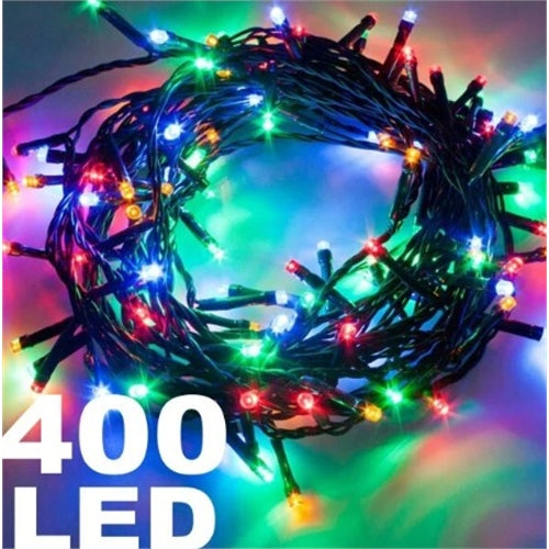 400 minilucciole led multicolor 8 mt