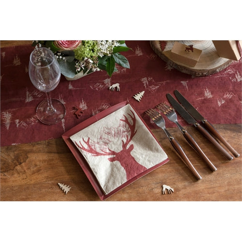 Piatti quadrati bordeaux – 23 × 23 cm – 10 pz