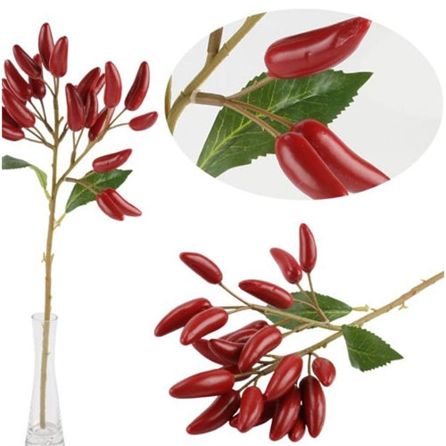 Rametto di peperoncini h. 40 cm