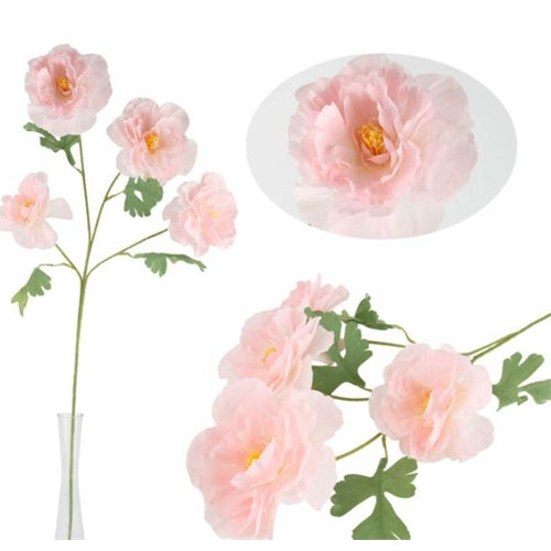 Ramo fiori artificiali rosa – eleganza romantica per decorazioni e allestimenti h. 75 cm