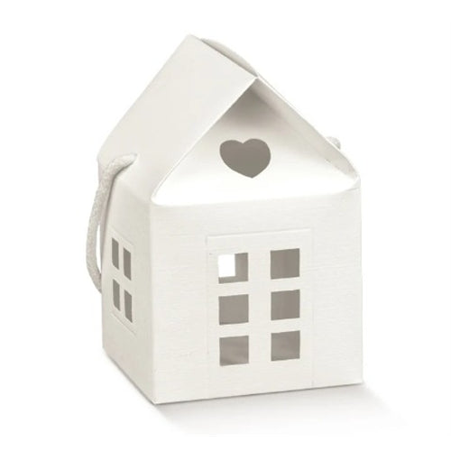 Casetta con cordino  80 x 80 x 75 bianco