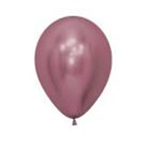 Palloncino sempertex rosa reflex 18" pz.6