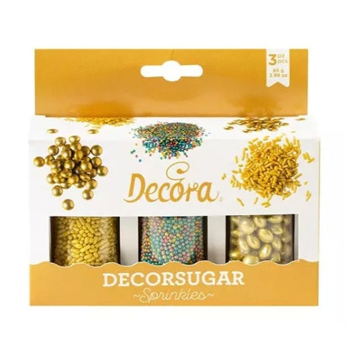 Decor mix oro in zucchero set 85 gr