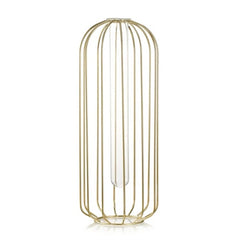 Vaso kobi h 35 d. 12,5 metal gold
