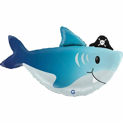 Palloncino in foil 32" super shape squalo "shark"