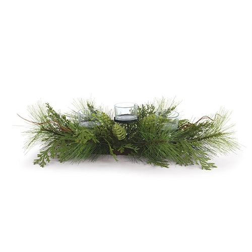 Centrotav.thuja porta 3 candel l.600 mm