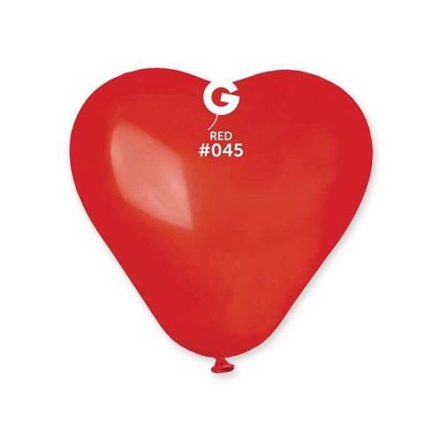 Palloncino cuore 6" rosso 45 100 pz