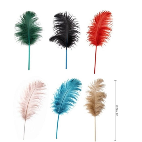 Piume decorative colorate 35–40 cm