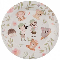 Piatto carta 22 cm piccoli esploratori 10 pz