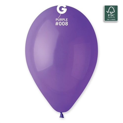 Palloncino 13" g120 viola 008 50 pz