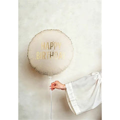 Palloncino in foil con scritta "happy birthday", 35x35 cm