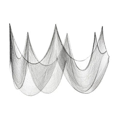 Materiale decorativo liscio, nero, 0,72x9,8 m