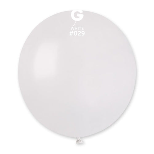 Palloncino in lattice 19" gm19 bianco 029 25pz