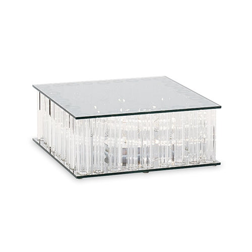 Alzata vetro c/led 350x350xh.100