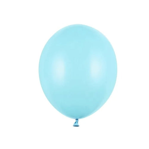 Blister palloncini lattice celeste pastello 10 pz