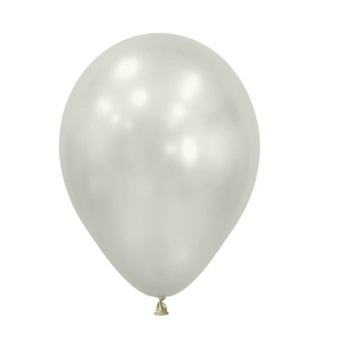 Palloncino oyster white (806) 5" pz.50