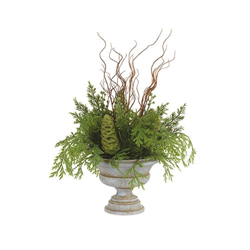 Vaso thuja e pigne verdi h.500 mm