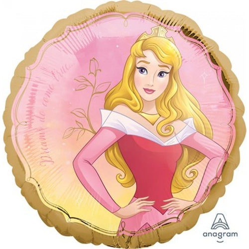 Palloncino aurora principessa tondo 18"-45 cm