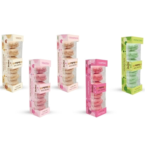 Confezioni da 6 pz macarons papa