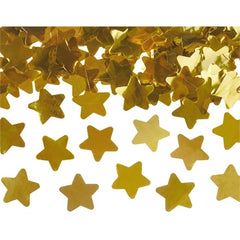 Cannone lanciacoriandoli con stelle, oro, 28cm