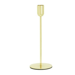 Candelabro in ferro oro h. 22 cm