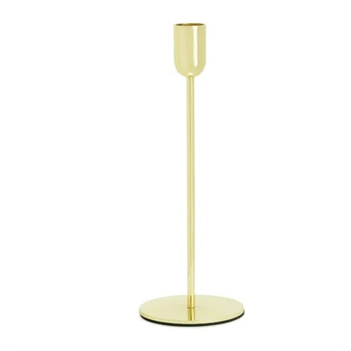 Candelabro in ferro oro h. 22 cm