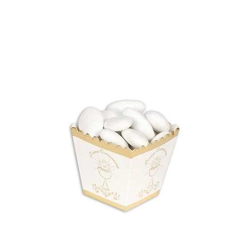 Sweety box mini prima comunione gold metal 12 pz
