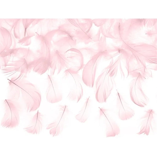 Piume decorative rosa 3 gr