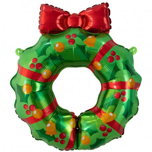 Mylar ghirlanda di natale vischio supershape 26"