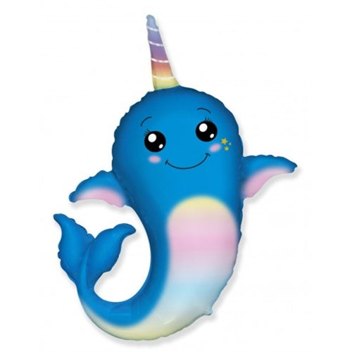 Palloncino mylar pesciolino unicorno 37"