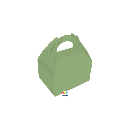 6 happy box cm. 15 x 18 x 11 verde oliva