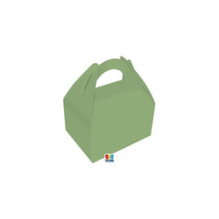 6 happy box cm. 15 x 18 x 11 verde oliva