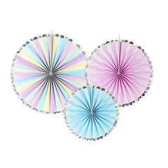Rosette decorative unicorno, mix (1 confezione / 3 pz.)