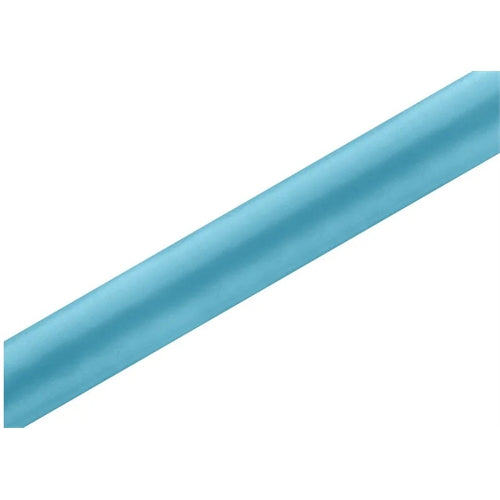 Tessuto satinato liscio, turchese, 0,36 x 9 m (1 pz. / 9 lm)