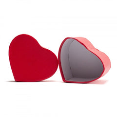 Scatolina cuore rosso 9 cm x h. 6,5 cm